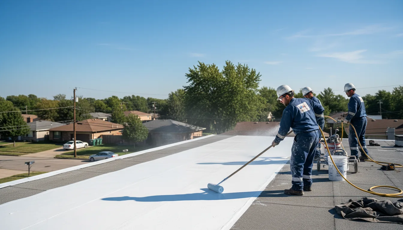 Commercial roof coating in Sistersville, WV near me
